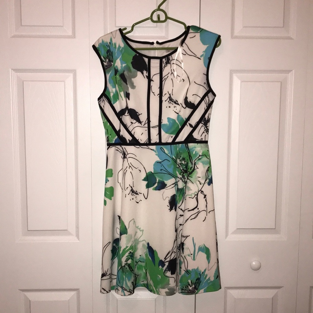 Floral Fit & Flare Dress